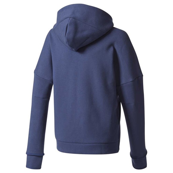 ADIDAS WOMEN'S ATHLETICS Z.N.E. HOODIE Color- Navy - Picture 2 of 14